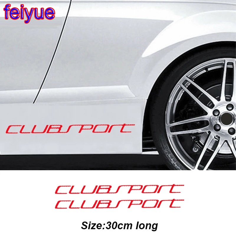 2pcs Clubsport รถด้านข้างสติกเกอร์สําหรับ Volkswagen Golf5 Golf6 Golf7 Golf7 7.5 MK6 MK7 MK5 MK4 MK3