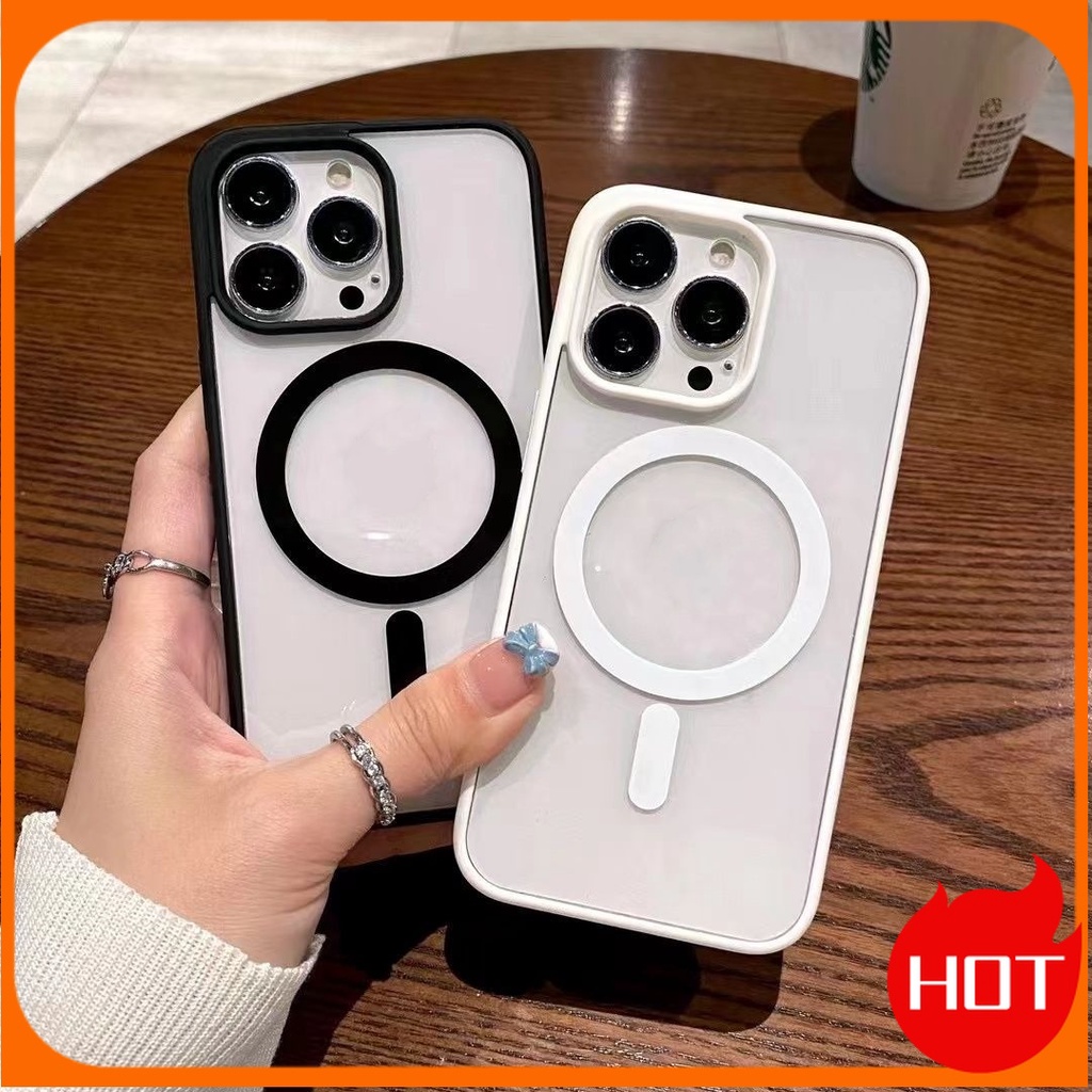เคสโทรศัพท์มือถืออะคริลิค แบบแม่เหล็ก สําหรับ iPhone 11 12 Pro Max case 7 Plus 8 Plus iPhone XR 7 8 XS X XS Max 11 Pro Max 12 Pro Max