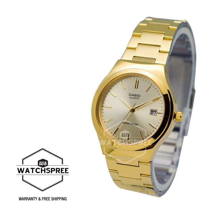 Casio Classic Series Men's Gold Stainless Steel Strap Watch MTP1170N-9A MTP-1170N-9A