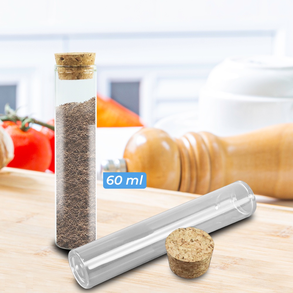 Botless Glass JAR ที่เก็บอาหารฝาไม้ / AESTHETIC JAR