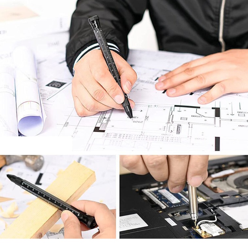 Chua 12 in 1 ปากกาลูกลื่น อเนกประสงค์ 12 in 1 สําหรับแฟนหนุ่ม วันเกิด คริสต์มาส - รูปที่ 4