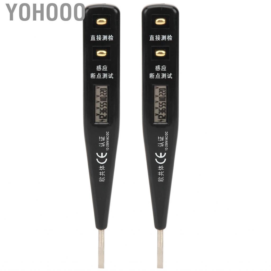 Yohooo Voltage Tester  Test Pencil Convenient Multi Function for Conductor Socket