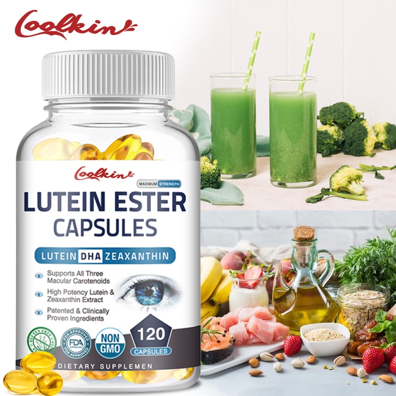 Vision Health Lutein Capsules วิตามินซีขั้นสูง - รองรับการปกป้องดวงตาและบรรเทาความเมื่อยล้าของดวงตา