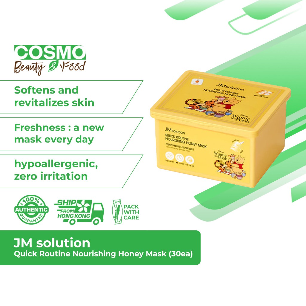 JM Solution Quick Routine Nourishing Honey Disney Mask 30ea