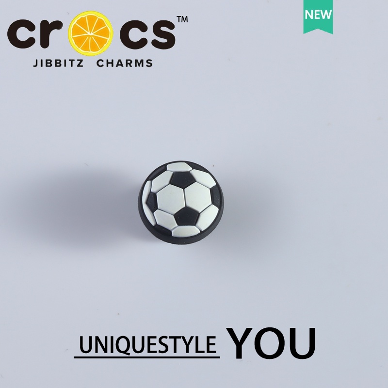 JIBBITZ cross charms ตัวติดรองเท้า ฟุตบอลการ์ตูน ตัวติดรองเท้า cross
