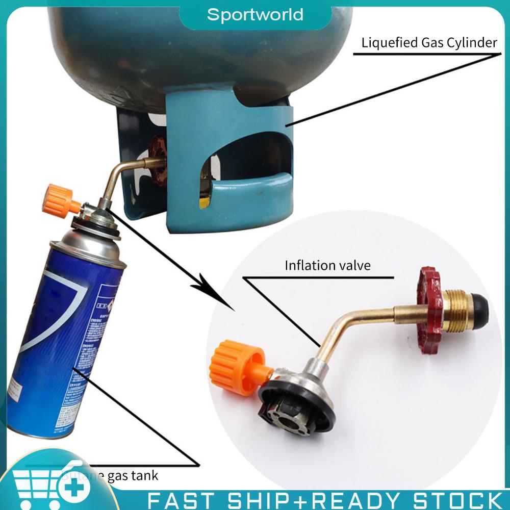 ❀Sportworld【พร้อมส่ง】ชุดวาล์วเติมแก๊ส ถังแก๊ส สําหรับกลางแจ้ง