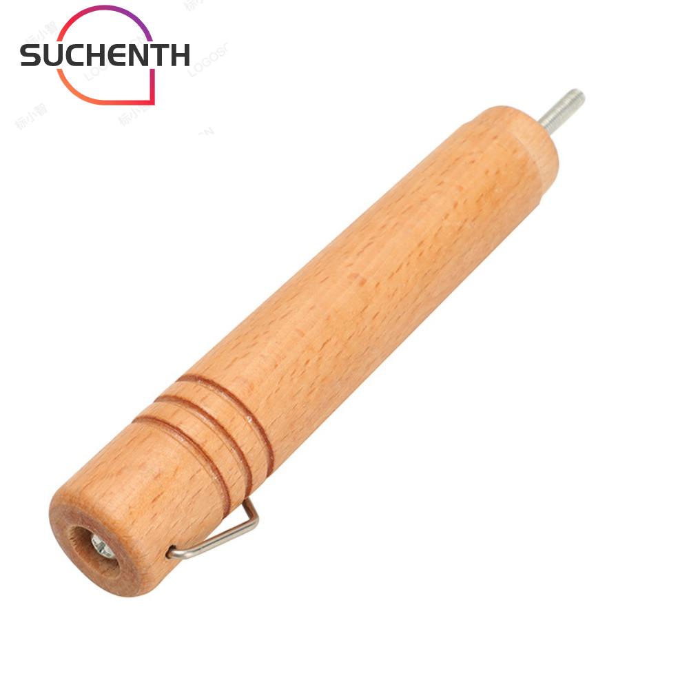 Suchenth ด้ามจับไม้ อะไหล่เครื่องครัว สําหรับกระทะ 150*26 มม.