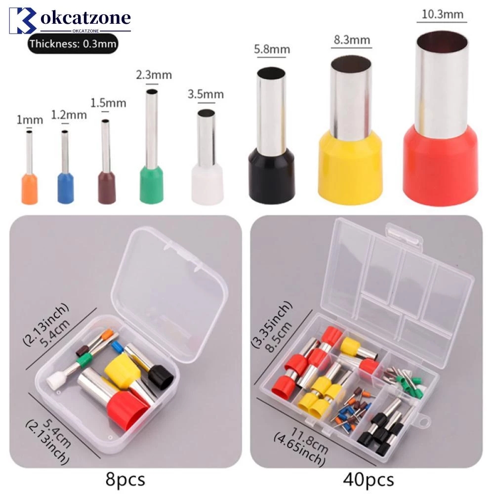 Okcatzone เครื่องปั้นดินเผา ดินโพลิเมอร์ ทรงกลม ขนาดเล็ก 8 40 ชิ้น D7E2