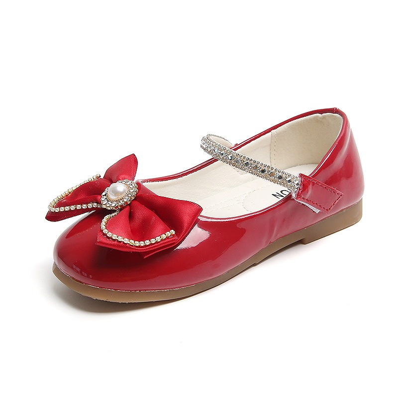 MAMA รองเท้าคัทชูเด็กผู้หญิง สีพื้นแบบสวม รุ่น V550