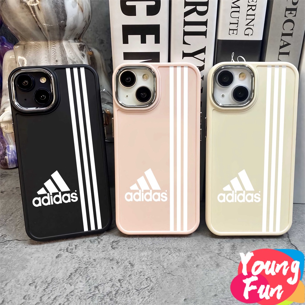 เคสโทรศัพท์มือถือแบบนิ่ม โลหะ ลายแบรนด์หรู อินเทรนด์ สําหรับ iPhone 14 XR 13 11 12 Pro Max 8 7 6 6S Plus X Xs Max Se 2020 13 12 11