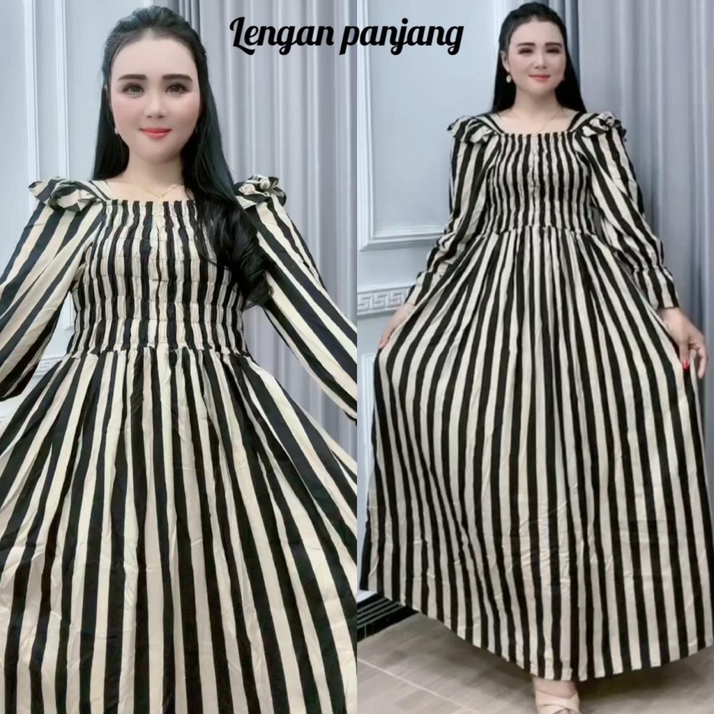 Katun เดรสสตรี& 39; แขนยาว ผ้าคอตตอน เรยอน Nbr