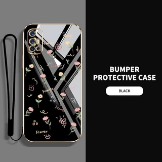 เคส Vivo V17 V19 Neo เต็มจอ ดอกไม้ขนาดเล็ก กันกระแทก ซิลิโคน เคสโทรศัพท์ ฝาครอบป้องกัน