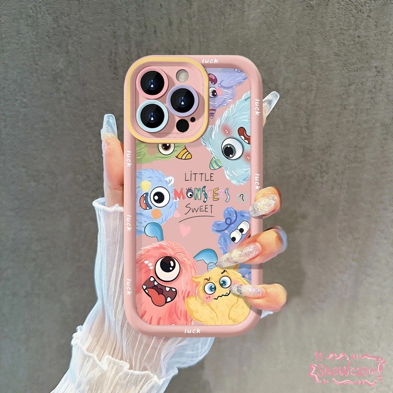 เคส Samsung A15 A23 A25 A05 A12 A32 A05s A24 A14 A03s A13 A21s A34 A52 A54 A50 A03 A53 สีสันลวดลายมอนสเตอร์น้อยสุดน่ารัก ราคา ถูกที่สุด ดีลบีเคเค แกลเลอรีภาพที่ 7