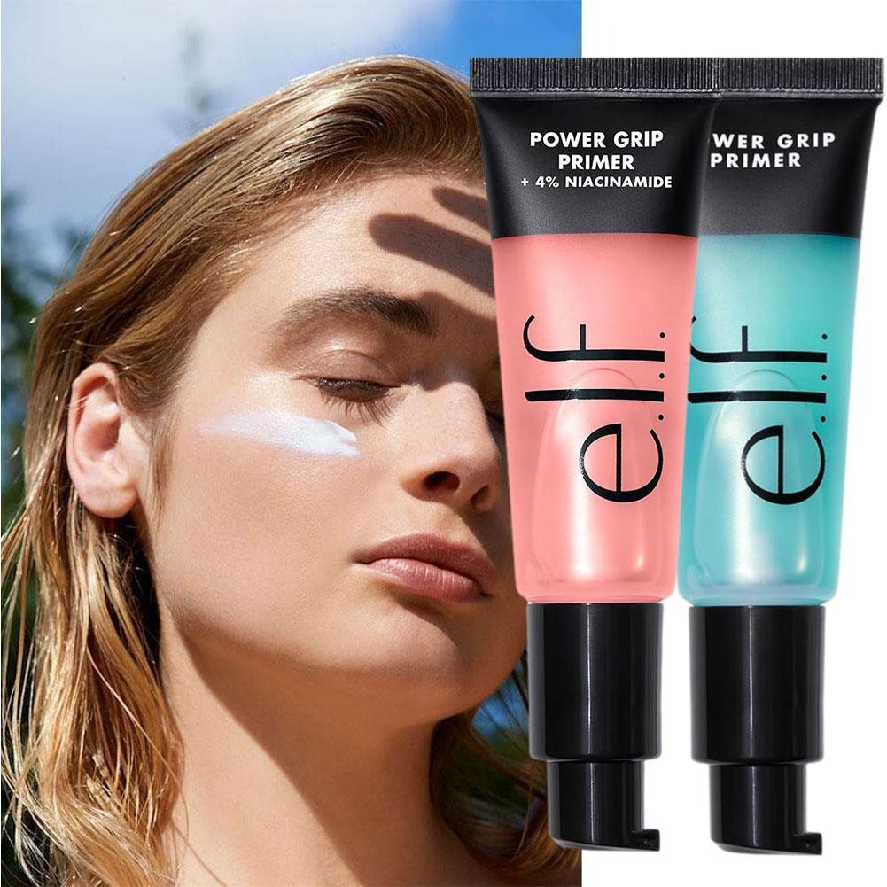 Elf Cosmetics Power Grip Makeup Primer + 4% Niacinamide Face Day Lasting Gel Long All N5j2