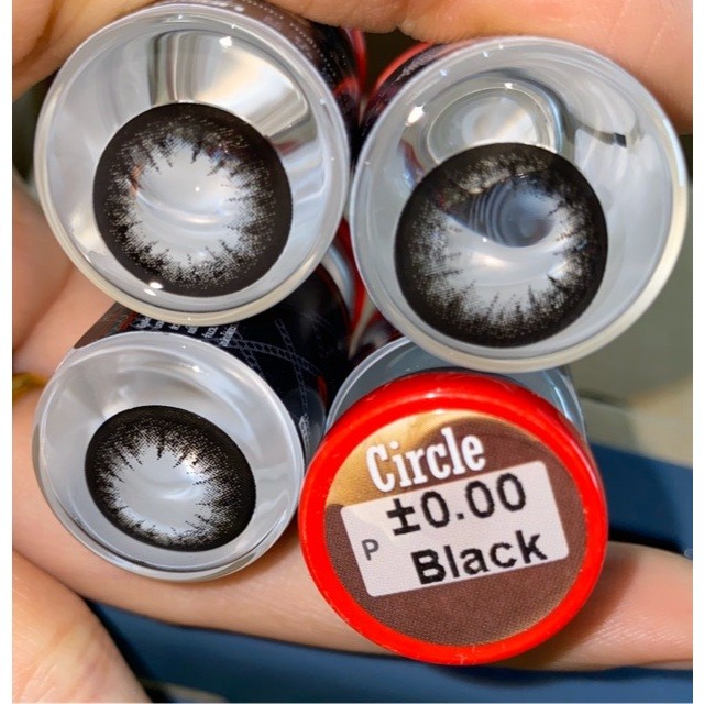มีค่าสายตา คอนแทคเลนส์ ขนาดบิ๊กอาย Brown / Black Circle