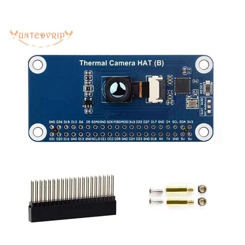 กล้องความร้อน HAT(B) Long-Wave IR Thermal Imaging Camera Module 40PIN GPIO 8062 พิกเซล 45° สนามมุมมอ