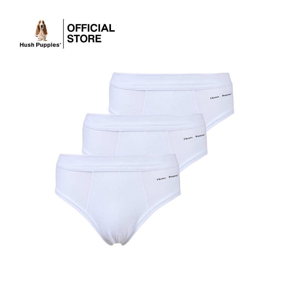 Hush Puppies UNDERWEAR กางเกงในชาย ทรง BRIEF รุ่น HU H2B005 - สีขาว