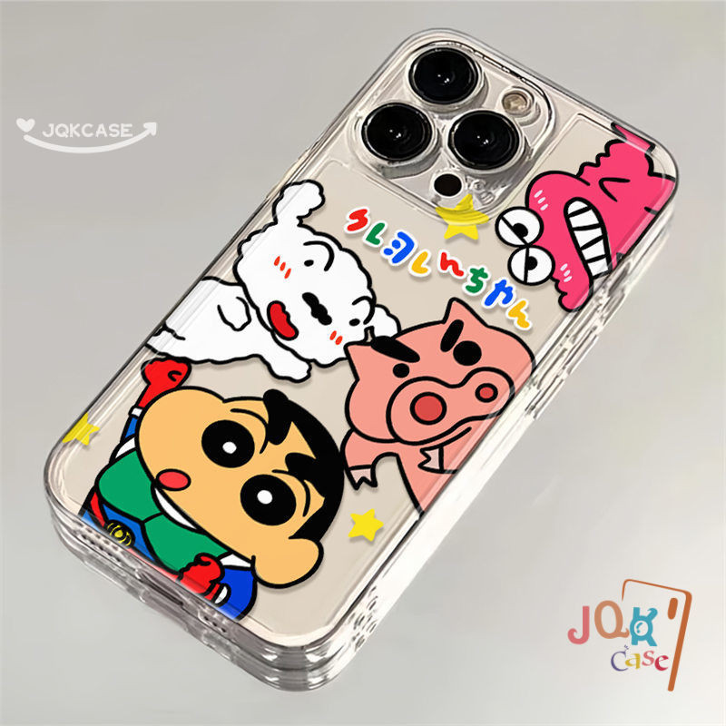 นักเรียน เคส ชินจัง สำหรับ Samsung A06 A12 A55 A03 A32 A03s A11 A05 A30 A05S A13 A50 A51 A52 A15 A35 A14 A02s A20 A10s - รูปที่ 3