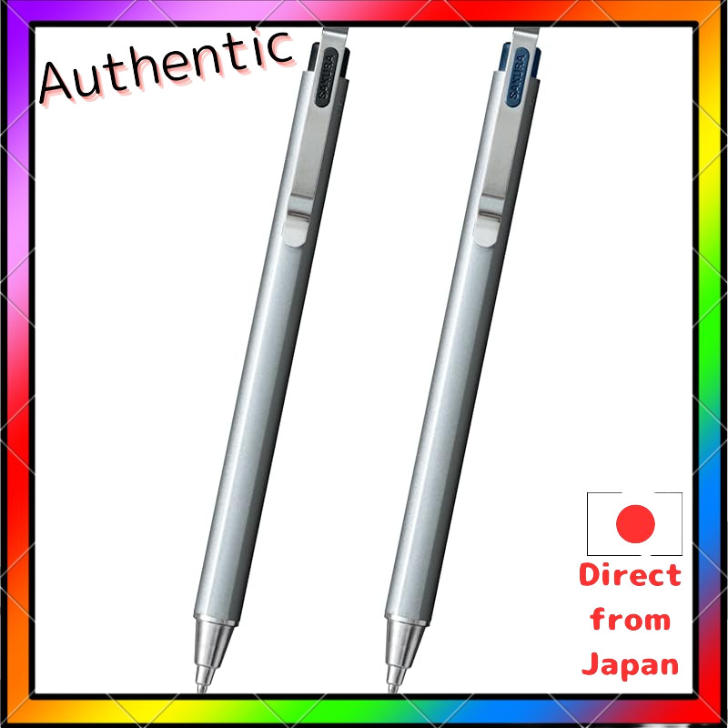 Sakura Crepas Gel Ink ปากกาลูกลื่น Ball Sign Id Plus 2 สีชุด 0.4 มม.สีดํากลางคืนสีดํา Gbr354-2A
