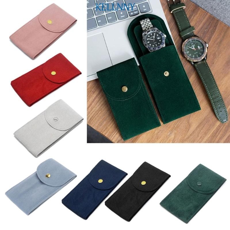 Kellnny Travel Storage for Case Watch Pouch for Men Women Watch lovers 6 สีเสริม