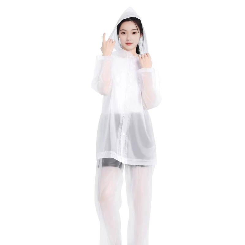 ชุดเสื้อกันฝนผู้ใหญ่สองชิ้น