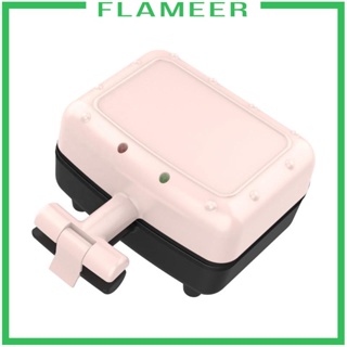 [Flameer] เครื่องทําแซนวิชไฟฟ้า ขนาดเล็ก ทําความสะอาดง่าย สองด้าน