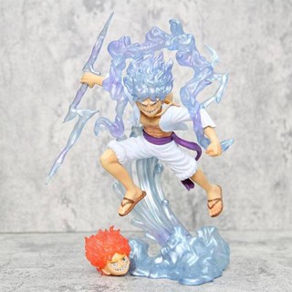 โมเดลฟิกเกอร์ One Piece GK5 Gear Sun God Nicarlo Flying Fruit Awakening ขนาด 28 ซม. สําหรับตกแต่ง