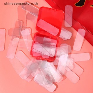 Shine สติกเกอร์ใส แบบสองด้าน ไม่ติดรอย สําหรับติดตกแต่ง 60 ชิ้น ต่อกล่อง