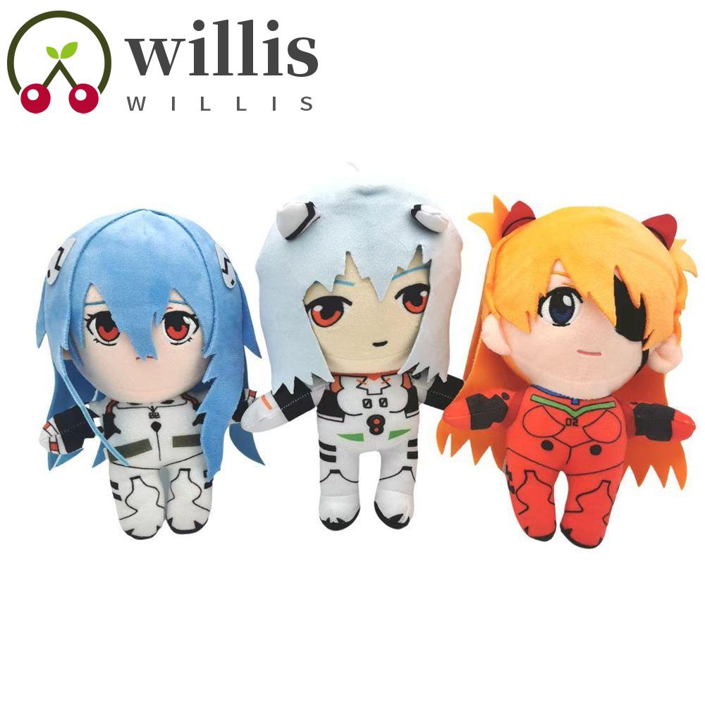 Willis Evangelion EVA ตุ๊กตายัดไส้ ของขวัญวันเกิด คริสต์มาส อะนิเมะ Ayanami Rei 25 ซม. ของเล่นคอสเพลย์