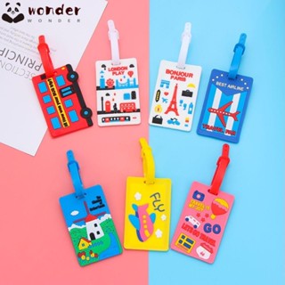 Wonder ป้ายที่อยู่ เชือก ป้ายแท็กเครื่องบิน กระเป๋าเดินทาง