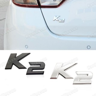 สติกเกอร์โลโก้โลหะ 3D สําหรับติดตกแต่งรถยนต์ Kia Cerato Sportage K2 K3 K5 K9 Rio Ceed Soul