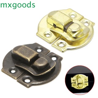 Mxgoods Hasp กล่องไม้โบราณ ขนาดเล็ก สไตล์วินเทจ สําหรับใส่เครื่องประดับ