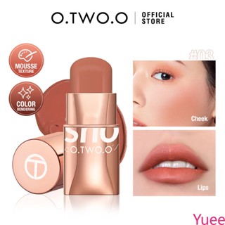 O.two.o Vitality Smooth Blush Cream Contour Repair, Brightening และ Natural Nude Makeup Blush Stick yuee