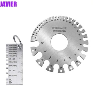 Javier เกจวัดความหนา สเตนเลส AWG SWG สําหรับเชื่อมบัดกรี