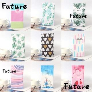 Future กระเป๋าใส่แว่นตากันแดด หนัง PU นิ่ม กันแรงดัน พิมพ์ลายดอกไม้ สําหรับผู้หญิง