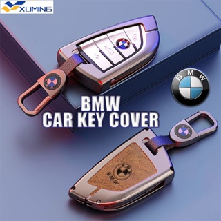 เคสกุญแจรีโมทรถยนต์ โลหะผสมสังกะสี สําหรับ BMW X1 X3 X4 X5 F15 X6 F16 G30 7 Series G11 F48 F39 520 525 G20 118i 218i 320i