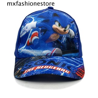 Mxfashione หมวกแก๊ป ป้องกัน ระบายอากาศ ลายการ์ตูนอนิเมะ Sonic The Hedgehog สไตล์ญี่ปุ่น ฮิปฮอป