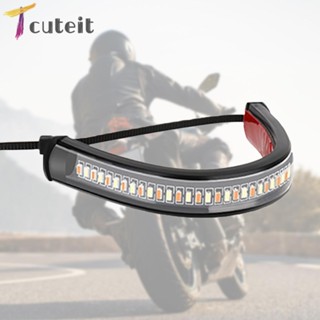 Tcuteit ไฟวงแหวน LED 12V กันน้ํา อุปกรณ์เสริม สําหรับรถจักรยานยนต์