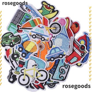 Rosegoods1 แผ่นแพทช์ ปักลายน่ารัก สําหรับติดตกแต่งรถยนต์ 30 ชิ้น