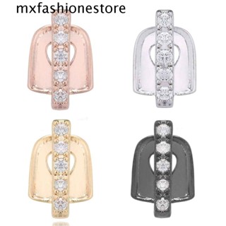 Mxfashione แหนบคีบฟัน สีทอง สีเงิน สไตล์พังก์ ฮิปฮอป เครื่องประดับ สําหรับปาร์ตี้