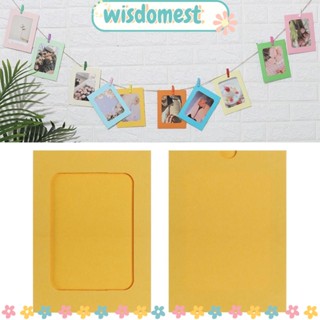 WISDOMEST กรอบรูปที่ระลึก แบบกระดาษนิ่ม พร้อมคลิปหนีบ และเชือกแขวน DIY สําหรับตกแต่งบ้าน 1 ชุด