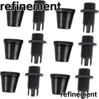 Refinement คลิปหนีบสายไฟ โคมไฟระย้า สีดํา 6 ชิ้น