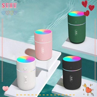 Suhu เครื่องฟอกอากาศความชื้นในรถยนต์ USB พร้อมไฟ LED