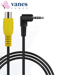 Vanes1 สายแจ็คตัวผู้ 2.5 มม. สเตอริโอ 2.5 มม. 4 เสา 2.5 มม. เป็น RCA แบบพกพา 0.2 ม. RCA ตัวเมีย สําหรับรถยนต์