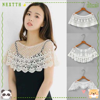 Nextth เสื้อปอนโช แต่งลูกไม้ สไตล์วินเทจ สําหรับผู้หญิง