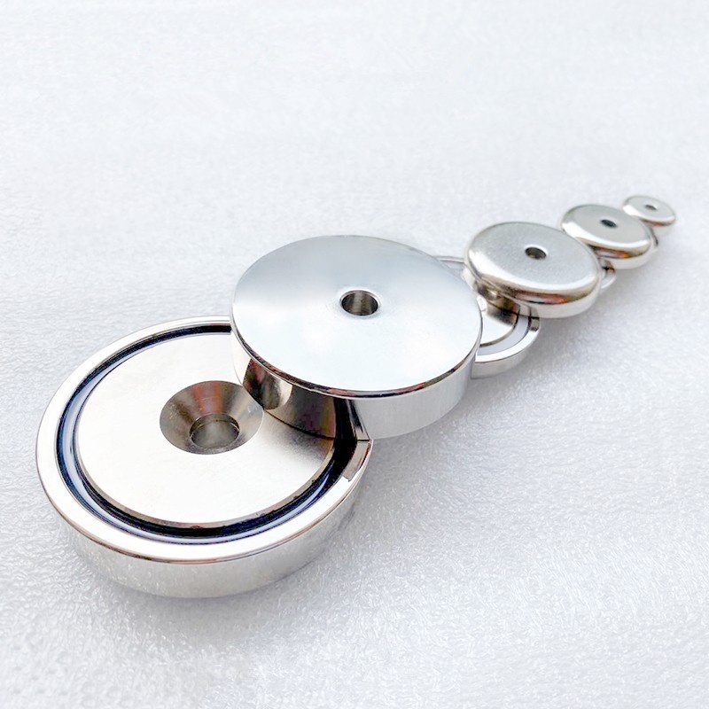 แม่เหล็กแรงสูง กลม แบน มีรูยึดสกรู สำหรับงาน D.I.Y ประยุกต์ใช้ได้หลายรูปแบบ Ring-Hole Neodymium แม่เหล็กนีโอไดเมียม