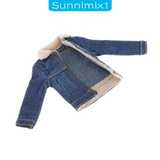 [Sunnimix1] เสื้อแจ็กเก็ต แฮนด์เมด สเกล 1/12 1/12 สําหรับตุ๊กตา 6 นิ้ว