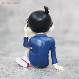 Magicalhour^^ โมเดลฟิกเกอร์ PVC รูปปั้นอนิเมะยอดนักสืบโคนันน่ารัก ของเล่น ของขวัญวันเกิด สําหรับเด็ก