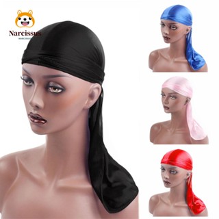 Narcissus Durag Cap ที่คาดผม ผ้าโพกศีรษะ แบบแข็ง