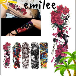 Emilee สติกเกอร์รอยสักชั่วคราว ลายฮาโลวีน ติดทนนาน 45.5 ซม. x 16 ซม.